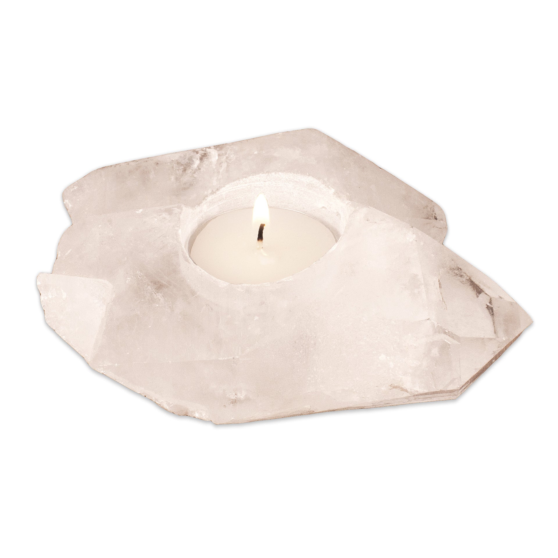 Quartz Crystal Candleholder | Tribe Home & Travel | Bohemian Decor