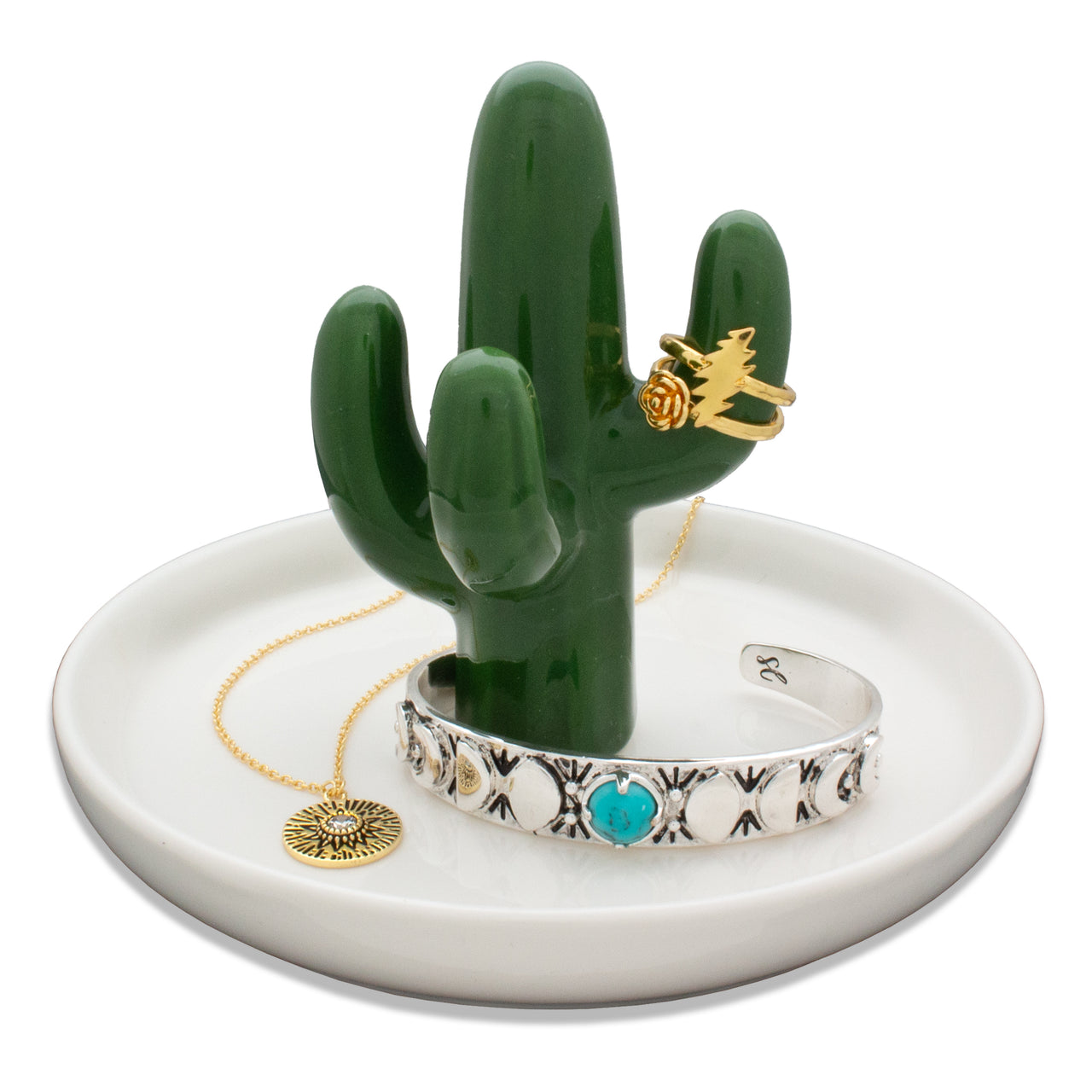 Cactus Jewelry Dish & Ring Holder