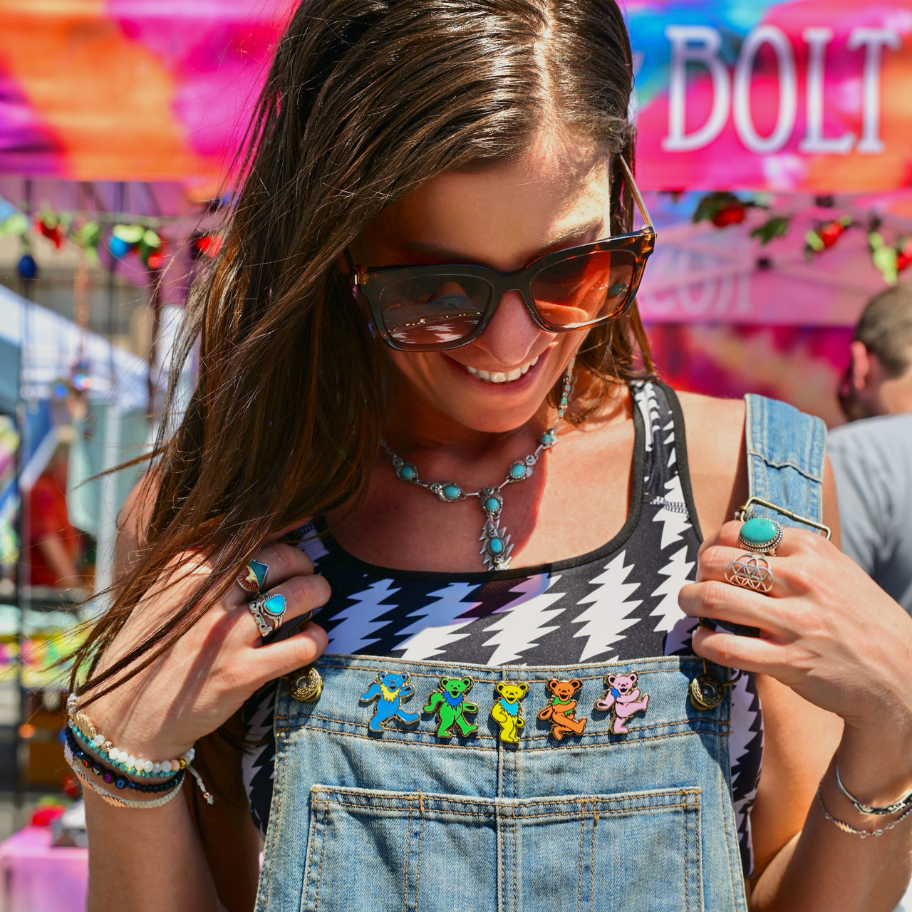 Dancing Bear Pin Set