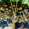 Stealie Birthstone Necklace | Gold