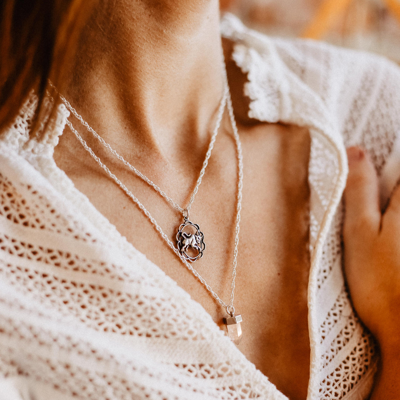 ZODIAC CHARM NECKLACE | TAURUS