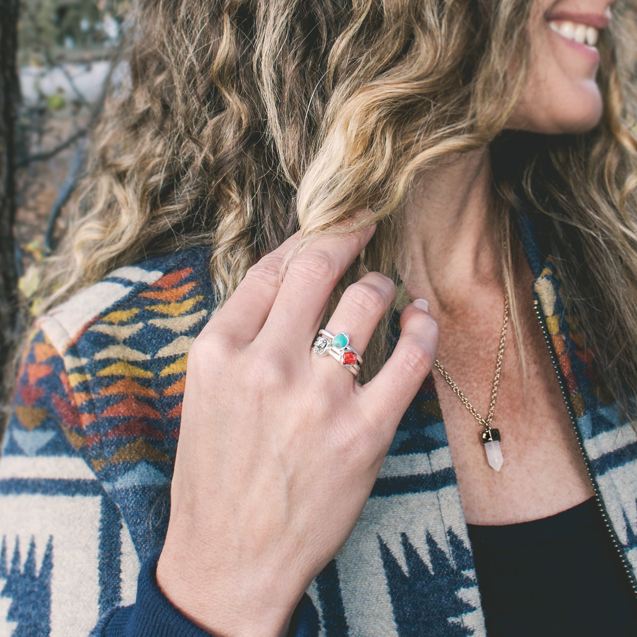 Stone Stacking Rings Set | Sonora