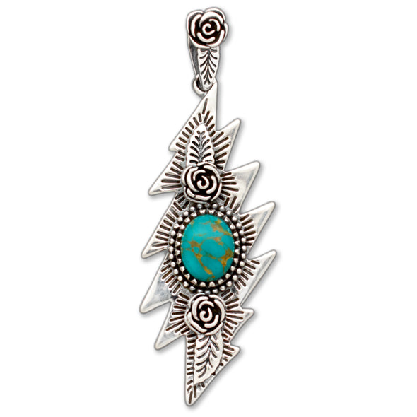 Lazy Lightning Pendant | Turquoise