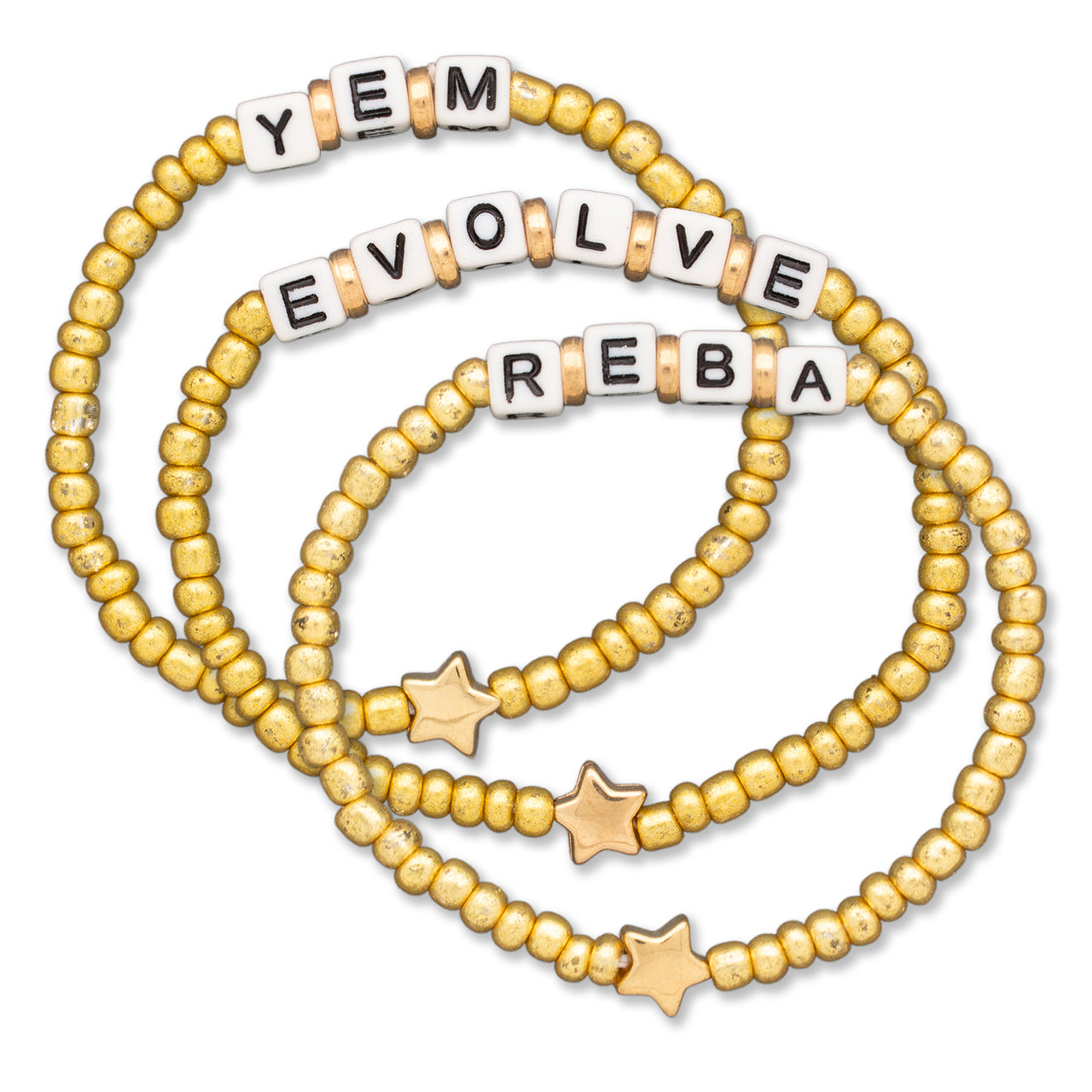Phish Songs Bracelet Sets - Gold