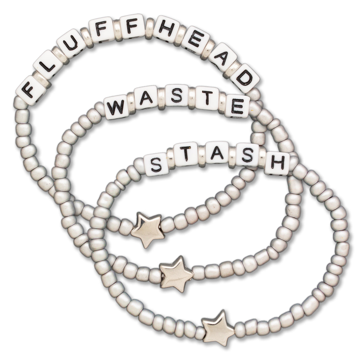 Phish Songs Bracelet Sets - Silver