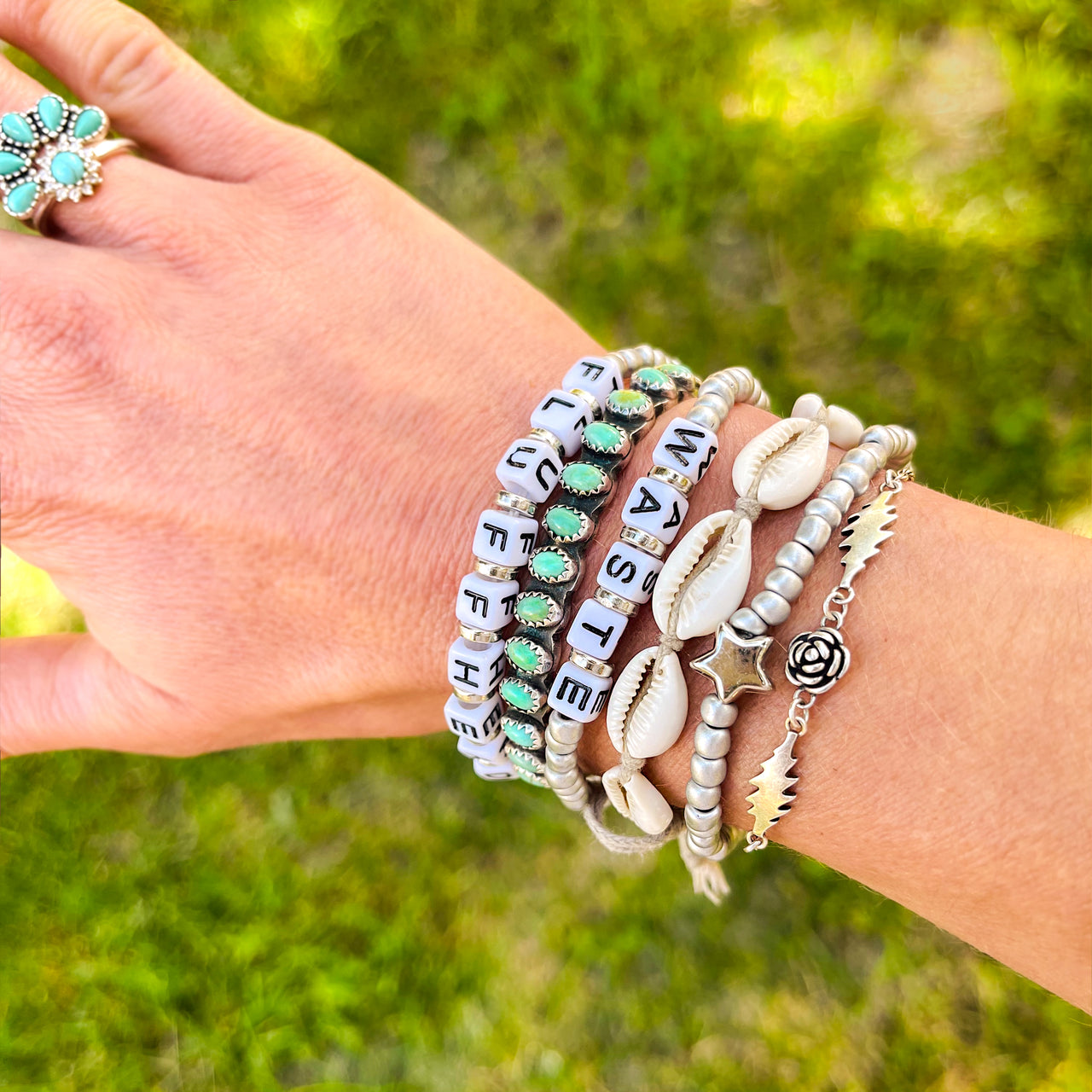 Phish Songs Bracelet Sets - Silver