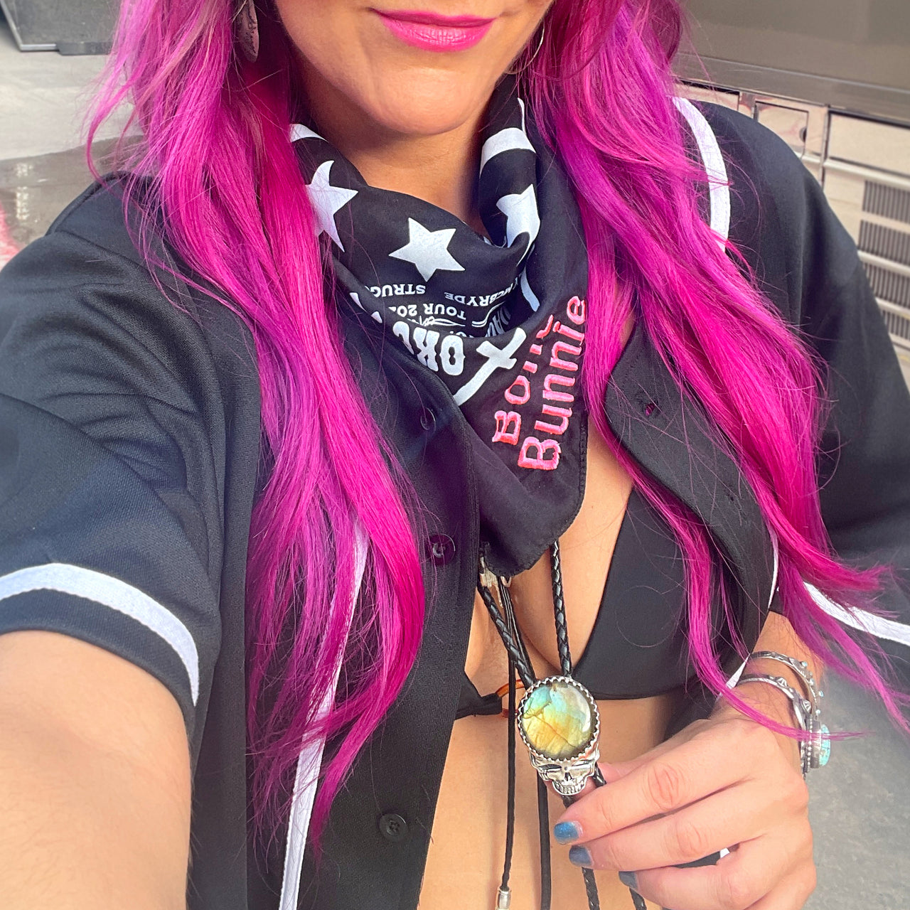 Throwin' Stones Bolo Pendant | Labradorite