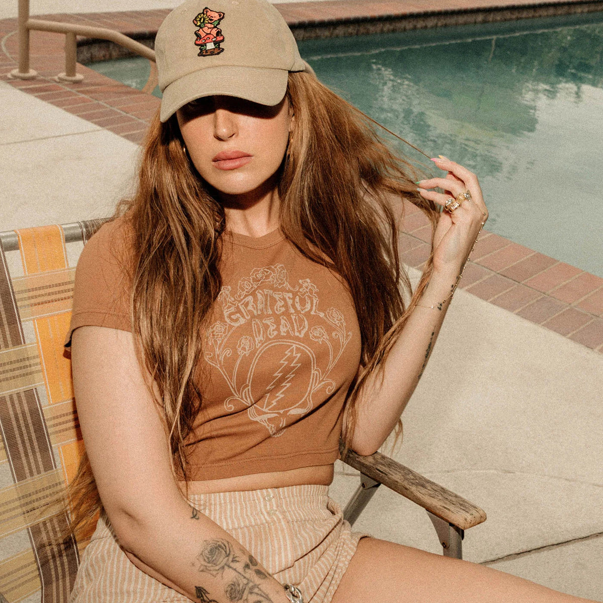 Stealie Crop Tee