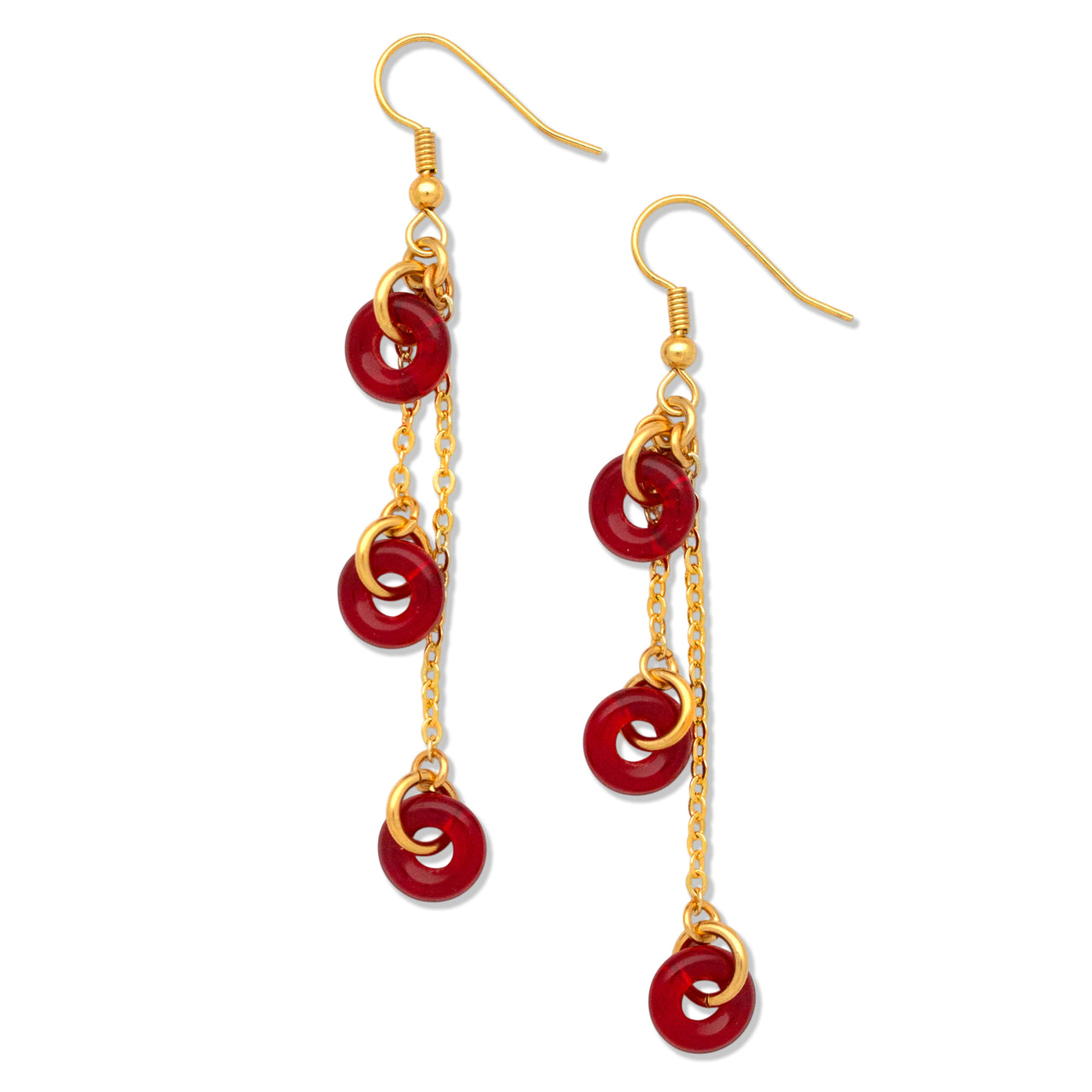 Dangly Donut Earrings