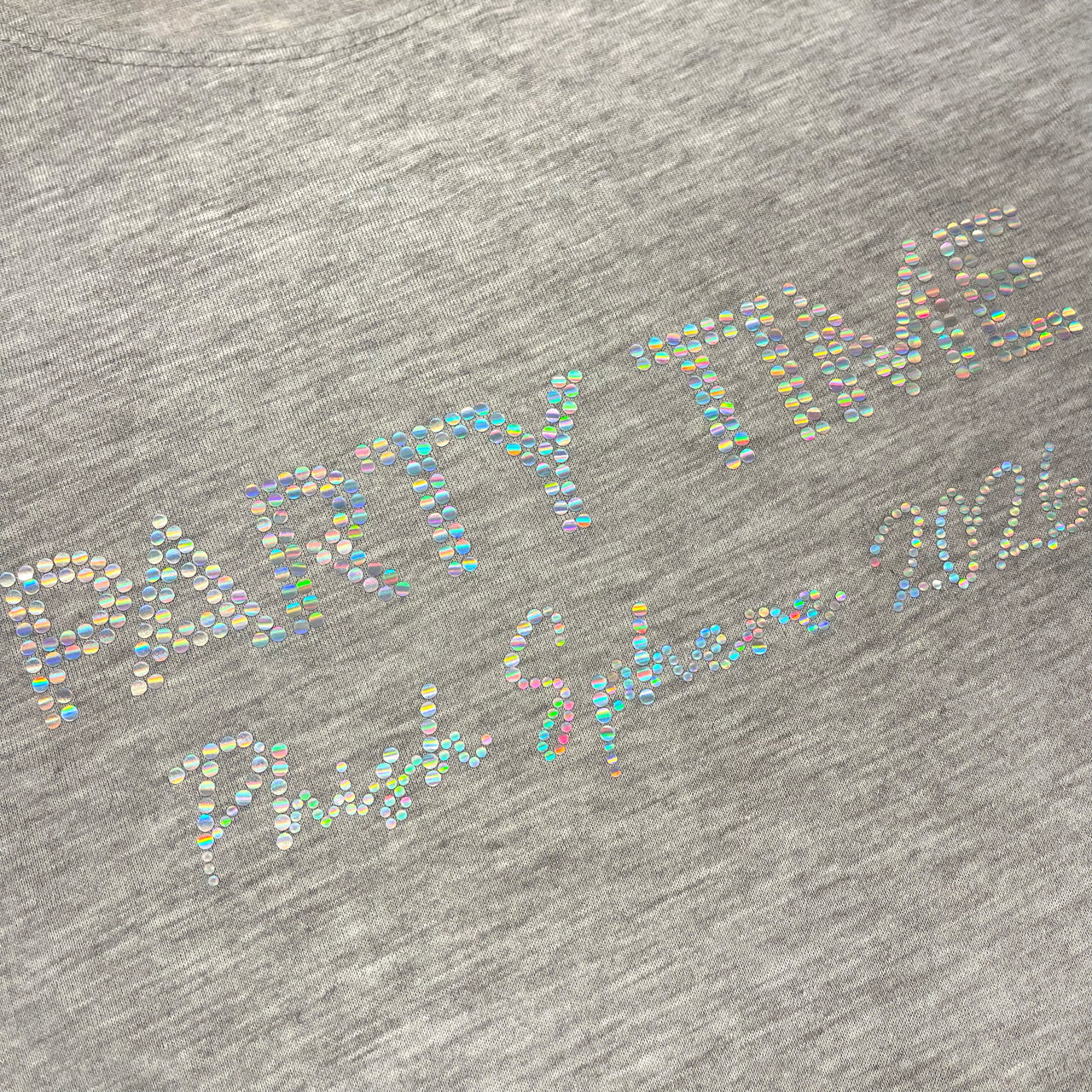Party Time Sphere Tank Top - Grey