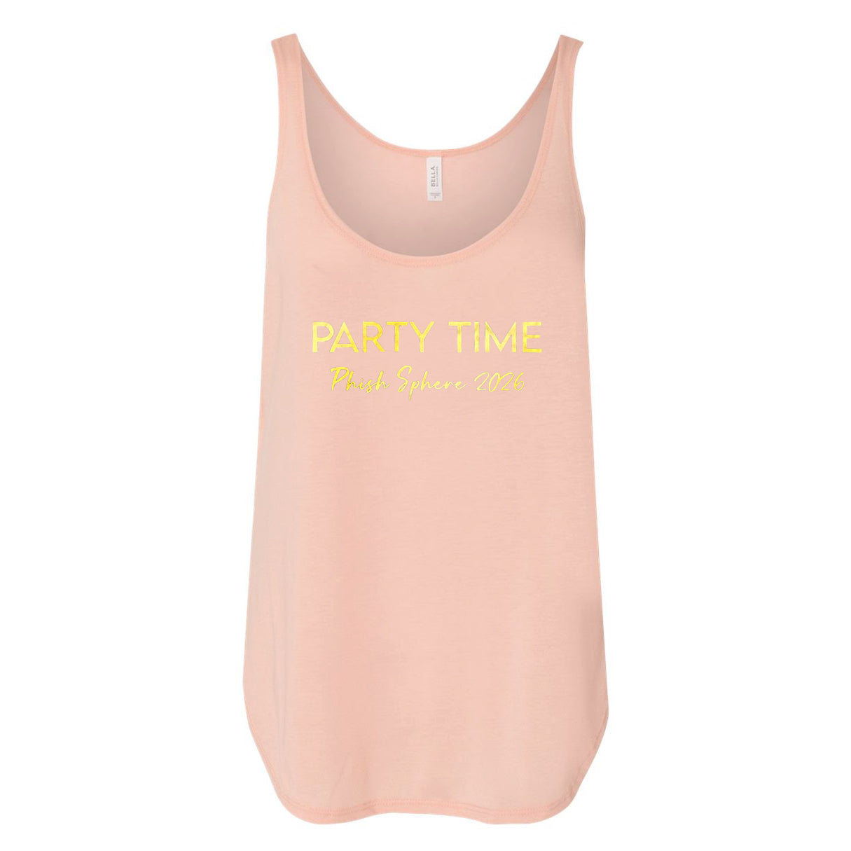 Party Time Sphere Tank Top - Peach