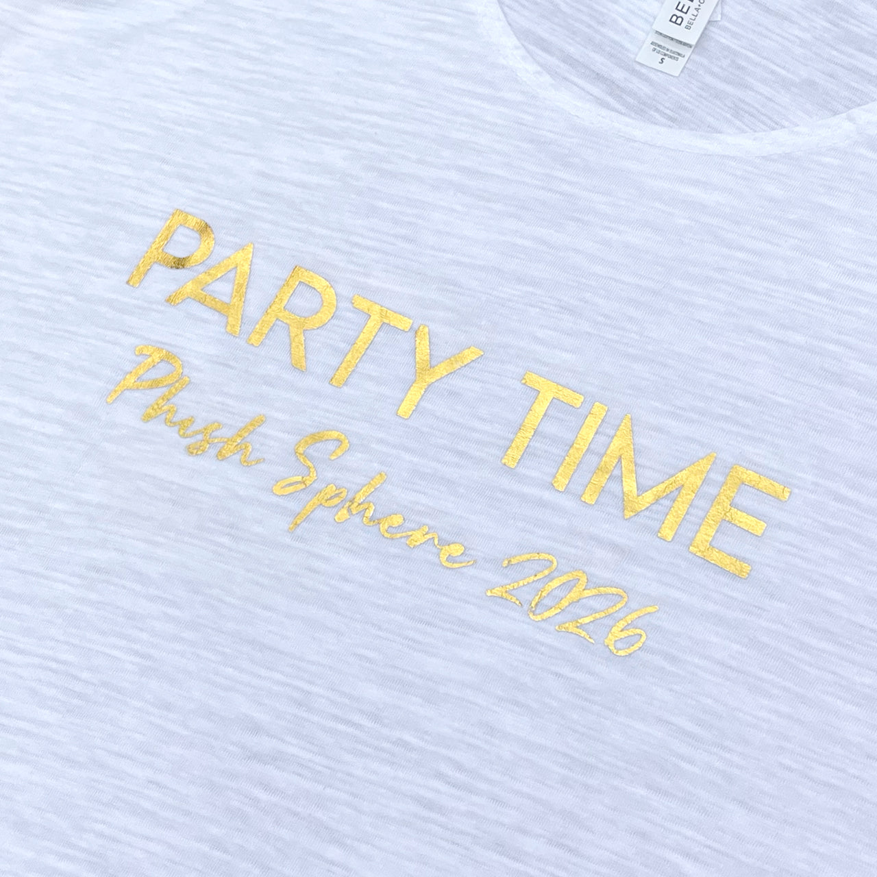 Party Time Sphere Tank Top - Ivory