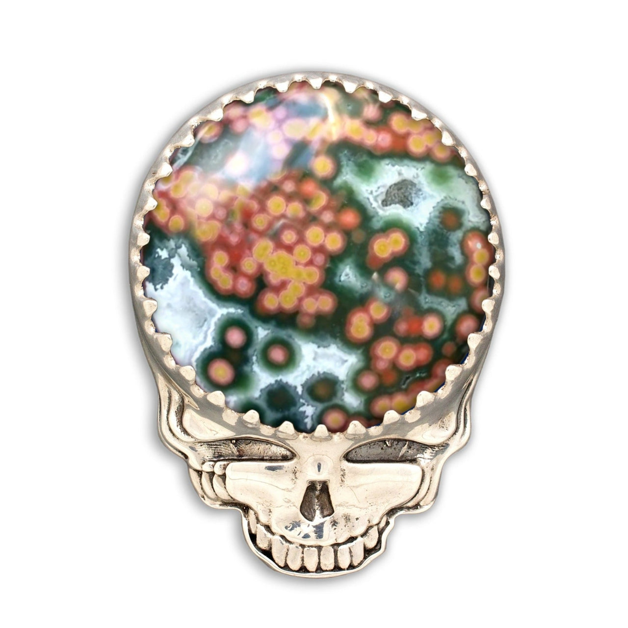 Throwin' Stones Bolo Pendant | Ocean Jasper