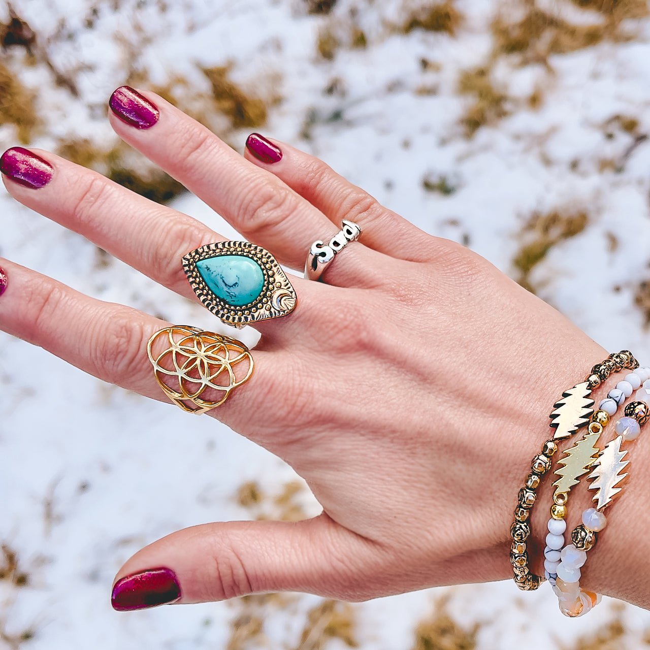 Moonlight Ring | Turquoise