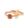 Crazy Fingers Stacking Rings | Rose Gold