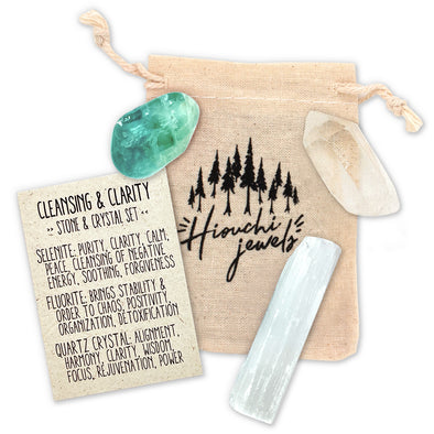 Stone & Crystal Set | Cleansing & Clarity