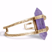 Forest Crystal Cuff | Gold / Amethyst | TRIBE Jewelry