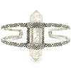 Crystal Cuff Bracelet | Silver
