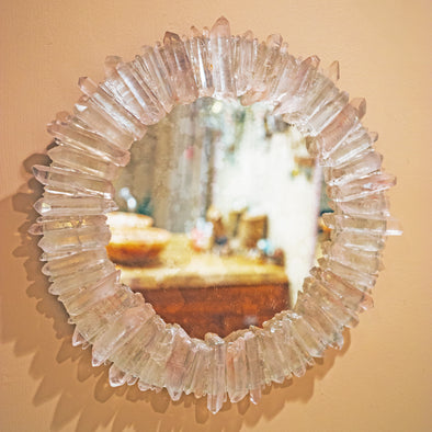 Crystal Framed Mirror