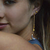 Moon & Star Stud Earrings | Gold | TRIBE Jewelry by Sarah Lewis