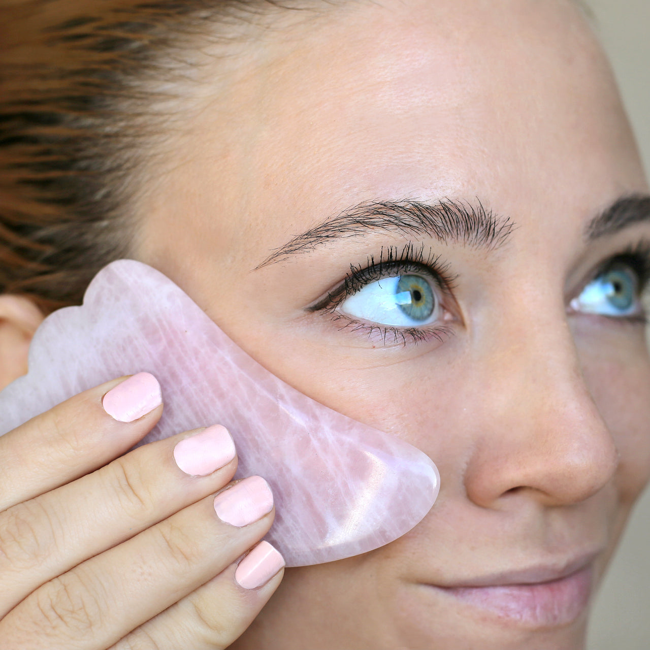 Gua Sha Massage Tool | Rose Quartz