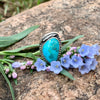 Turquoise Feather Ring Series 5