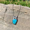Turquoise Butterfly Necklace ~ 1