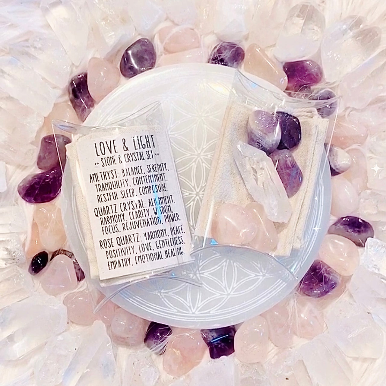 Stone & Crystal Set | Love & Light