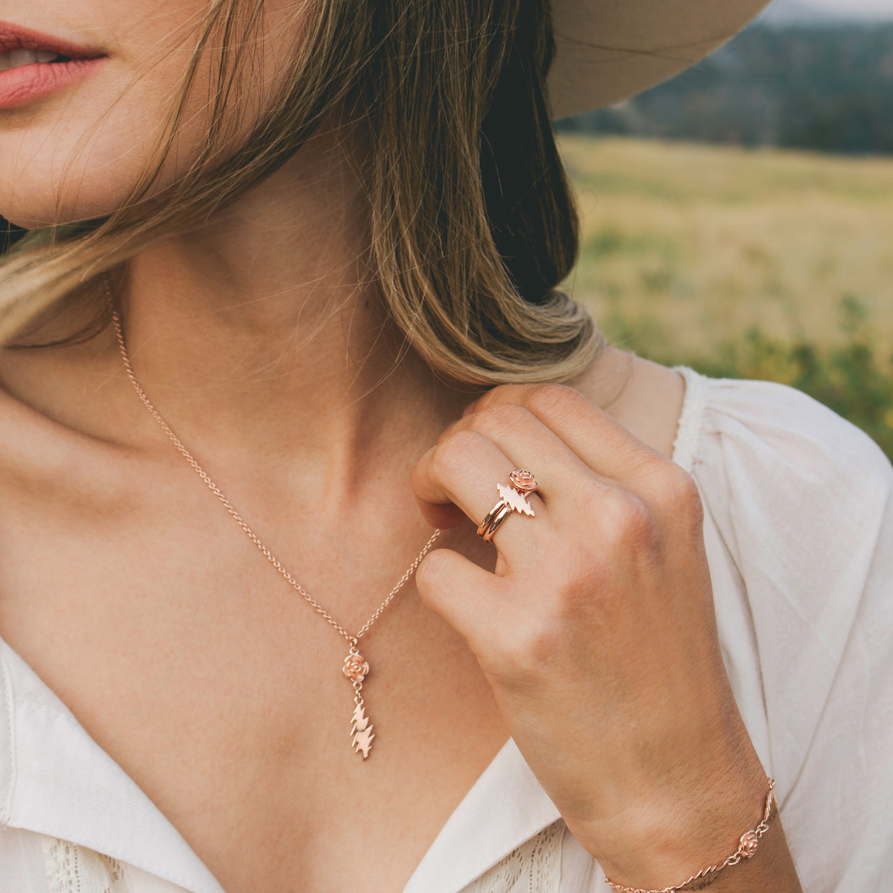 Crazy Fingers Stacking Rings | Rose Gold