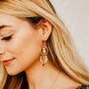 Moon & Star Stud Earrings | Gold