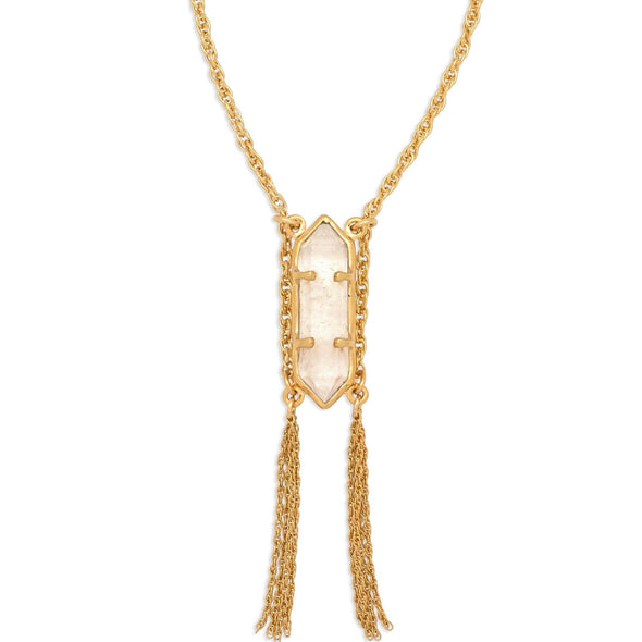 Prana Crystal Necklace | Small / Gold