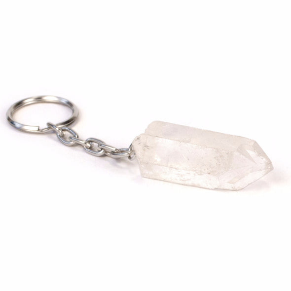 Quartz Crystal Keychain | TRIBE Jewelry | Gift & Home