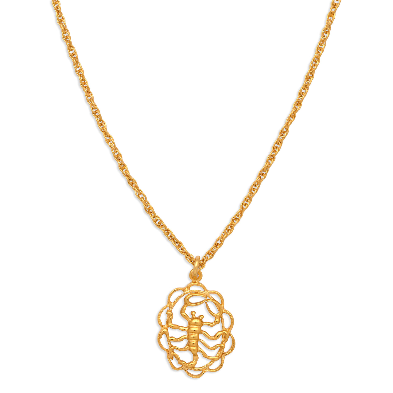 ZODIAC CHARM NECKLACE | SCORPIO