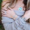 Stacking Cuff | Silver / Ivy | TRIBE Jewelry