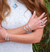 Stacking Cuff | Silver / Ivy | TRIBE Jewelry
