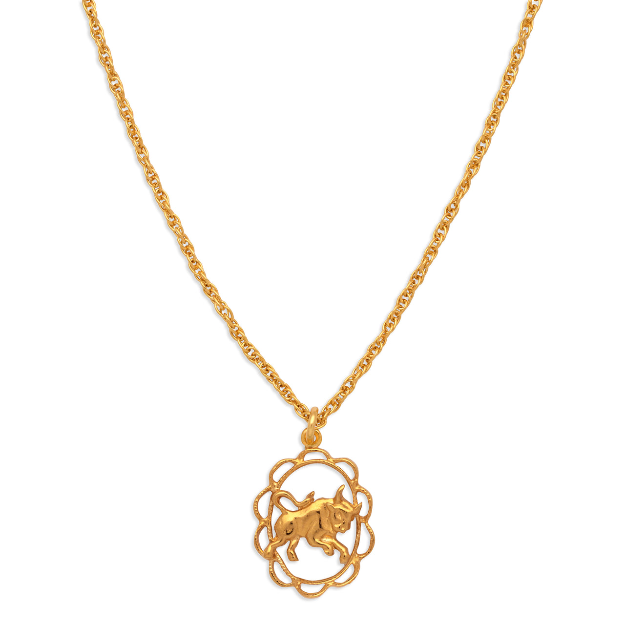 ZODIAC CHARM NECKLACE | TAURUS