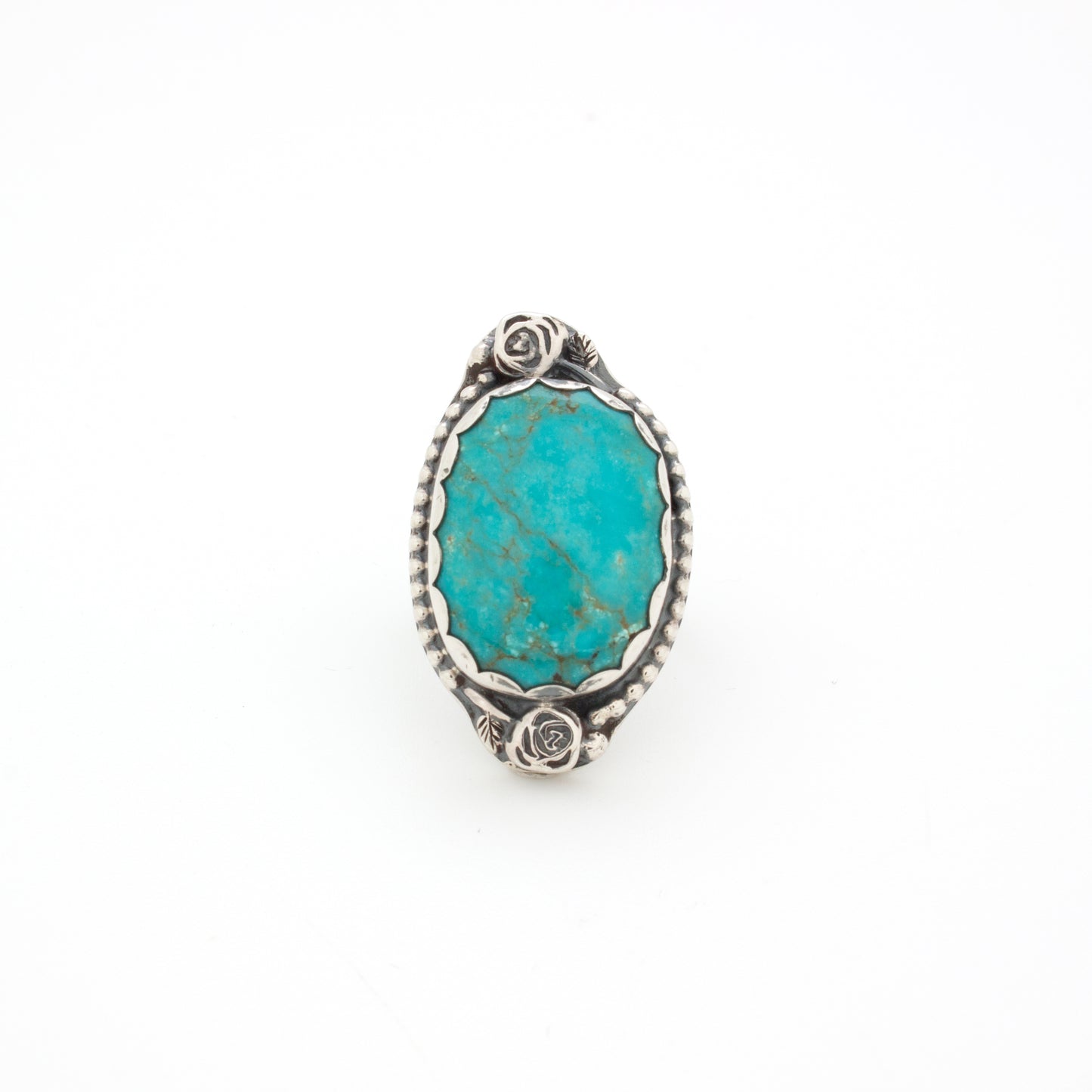 Turquoise Rose Ring