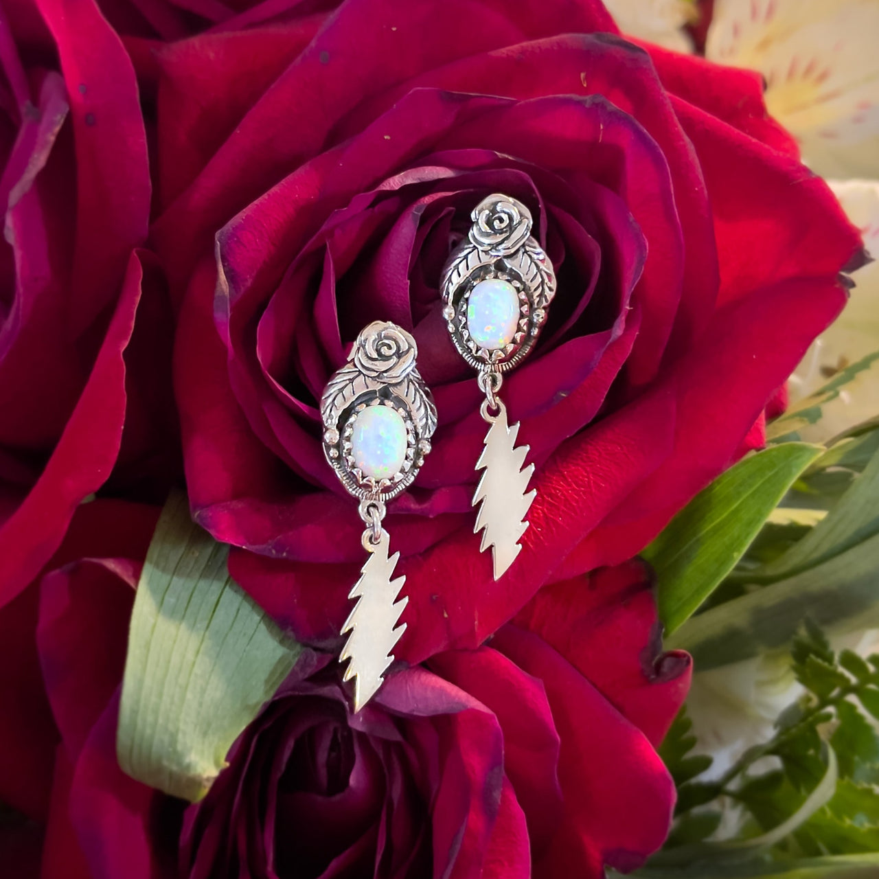 Love Is Real Earrings | Opal