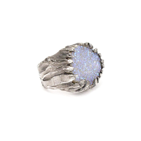 drusy quartz matrix ring | adorn jewelry | sarah lewis