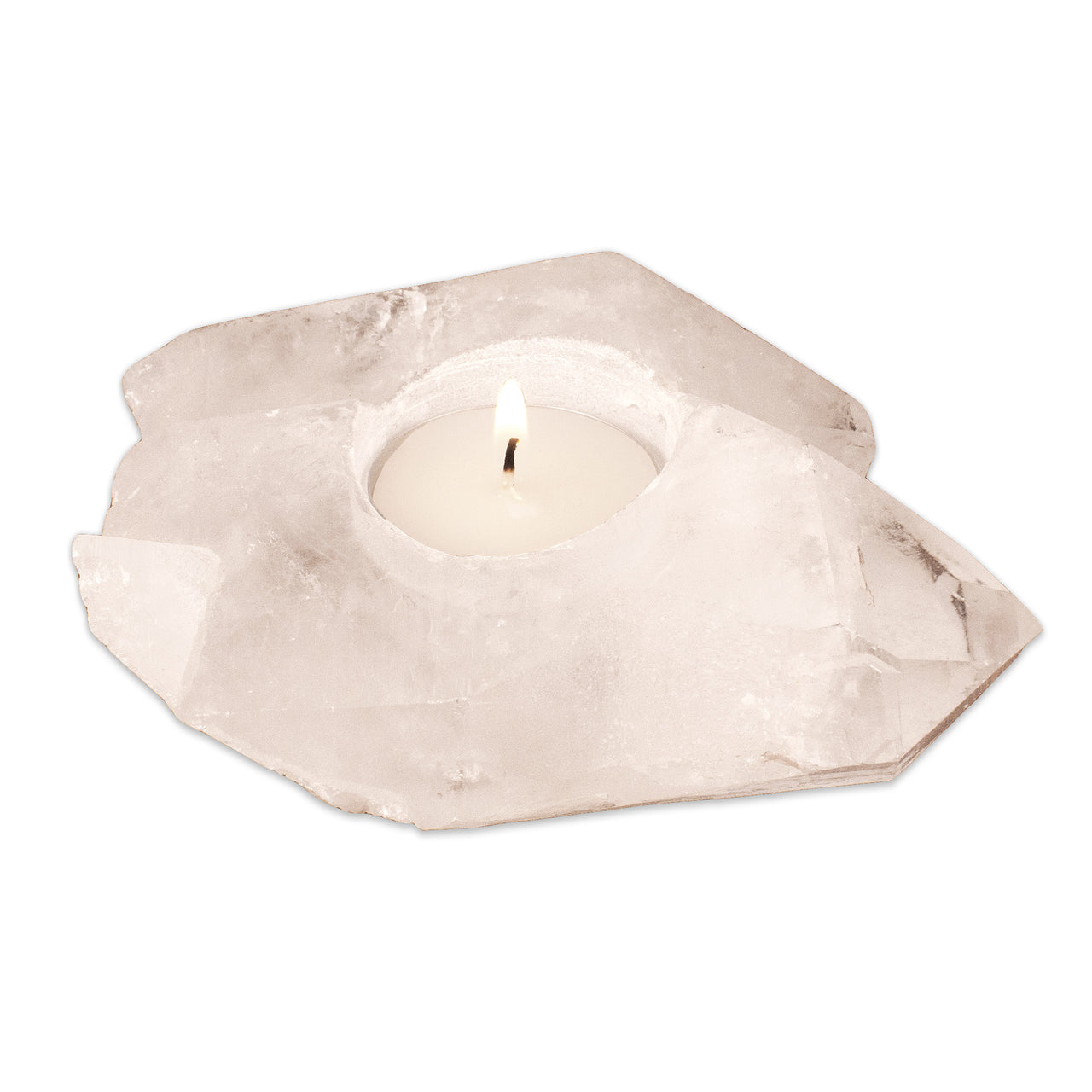Quartz Crystal Candleholder | Tribe Home & Travel | Bohemian Decor